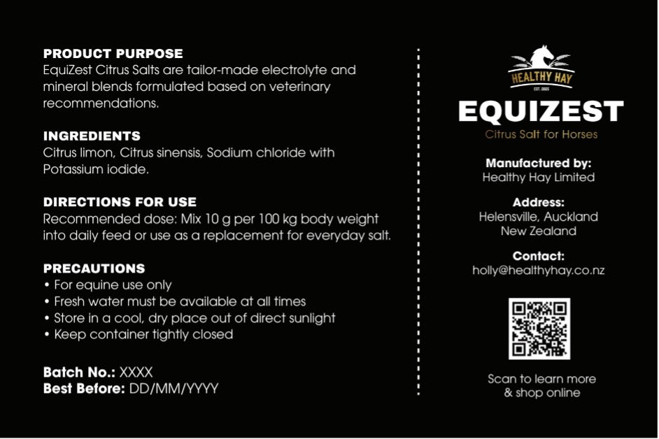 EquiZest Citrus Salt for horses