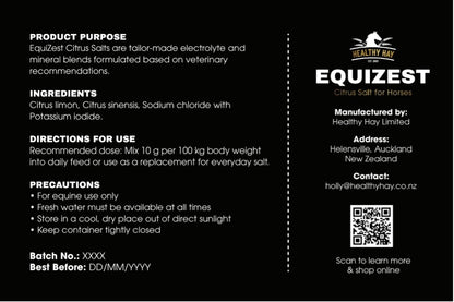 EquiZest Citrus Salt for horses